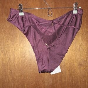 Savage X Open Back Panty NWT